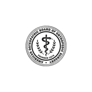 The alternative logo for AOBOS, the American Osteopathic Board of Orthopedics