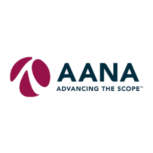 The logo for the company AANA