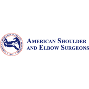 The logo of the American Shoulder and Elbow Surgeons association.